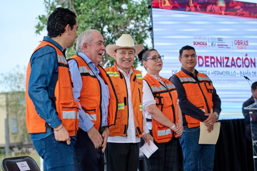 Durazo inicia ampliación a cuatro carriles en la carretera Hermosillo-Kino