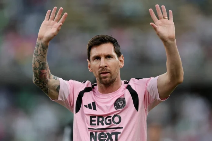 Lionel Messi reclamando al árbitro tras derrota del Inter Miami ante LAFC en la MLS 2026 Lionel Messi reclamando al árbitro tras derrota del Inter Miami ante LAFC en la MLS 2026
