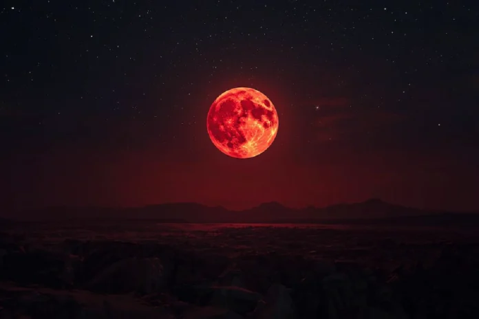 Eclipse lunar total 2026 Luna de Sangre color rojo carmesí en México Eclipse lunar total 2026 Luna de Sangre color rojo carmesí en México