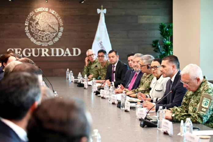Omar García Harfuch en reunión con autoridades federales y representantes de la FIFA Omar García Harfuch en reunión con autoridades federales y representantes de la FIFA por seguridad del Mundial 2026