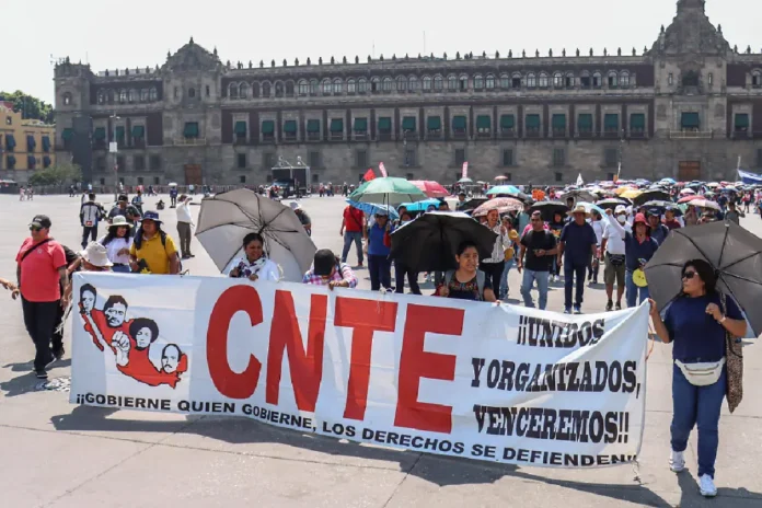 CNTE confirma paro nacional durante el Mundial 2026 en México