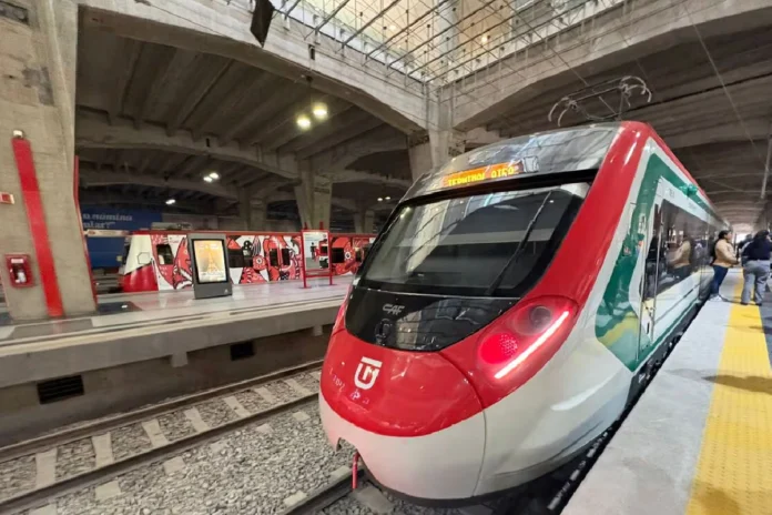 Sheinbaum inaugura tren al AIFA Sheinbaum inaugura tren al AIFA