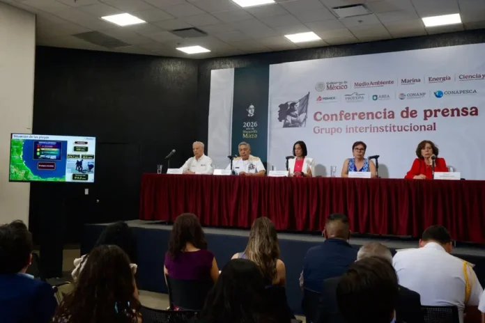 Pemex reconoce fuga en ducto como causa del derrame en el Golfo de México; separan a tres funcionarios Pemex reconoce fuga en ducto como causa del derrame en el Golfo de México; separan a tres funcionarios