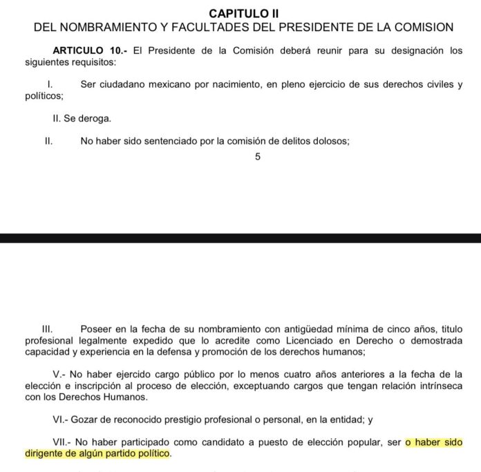 cervando impedido cedh