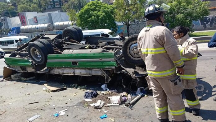 choque microbus tlalnepantla