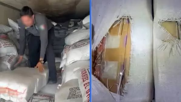 Operativo federal en la carretera Sonoyta–Puerto Peñasco donde fueron aseguradas más de tres toneladas de presunta metanfetamina. Operativo federal en la carretera Sonoyta–Puerto Peñasco donde fueron aseguradas más de tres toneladas de presunta metanfetamina.