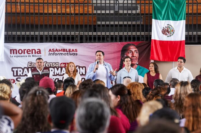 Fernando Rojo participa en Asamblea Informativa de Morena en Hermosillo