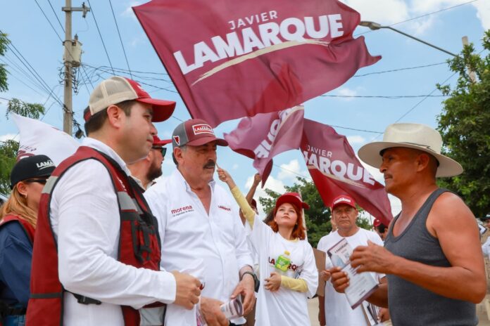 Javier Lamarque durante reunión con ciudadanos en gira por distintas regiones de Sonora Javier Lamarque durante reunión con ciudadanos en gira por distintas regiones de Sonora