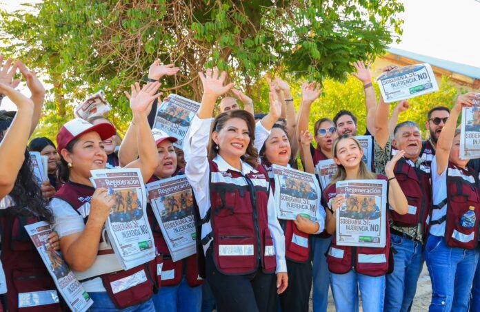 Lorenia Valles habla sobre los avances del programa La Escuela es Nuestra en Sonora Lorenia Valles habla sobre los avances del programa La Escuela es Nuestra en Sonora