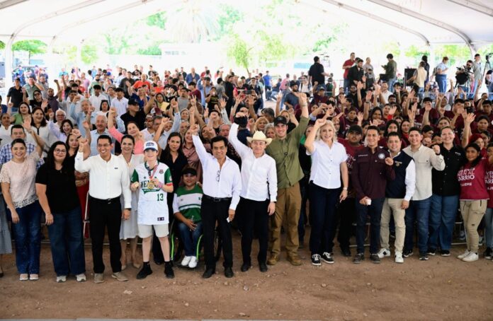 Alfonso Durazo y autoridades dan inicio al Centro Comunitario México Imparable en Ciudad Obregón