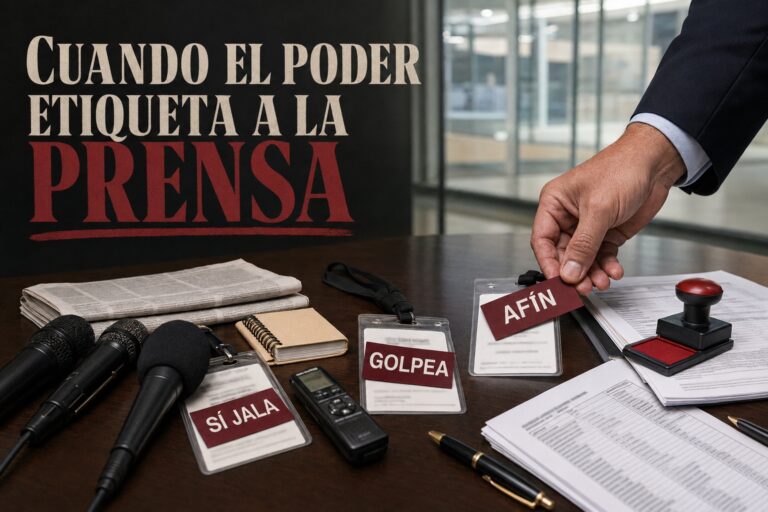 Cuando el poder etiqueta a la prensa