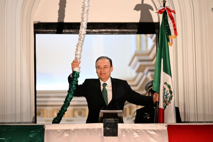 Alfonso Durazo encabeza Grito de Independencia ante miles de sonorenses en Hermosillo