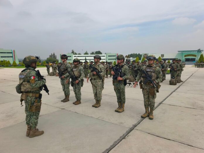 1,600 militares del Ejército refuerzan la seguridad en Mazatlán