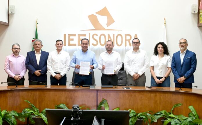 Toño Astiazarán firma convenio con IEEyPC para fortalecer participación ciudadana en Hermosillo