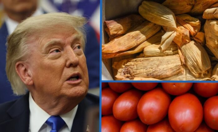 Trump asegura que México solo tiene “tamales y tomates” para EU Trump asegura que México solo tiene “tamales y tomates” para EU