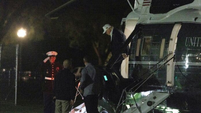 Donald Trump regresa a la Casa Blanca tras alerta de seguridad en Medio Oriente
