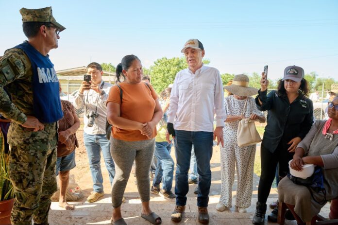 Alfonso Durazo encabeza recuperación de comunidades y carreteras tras huracán Polo en Sonora