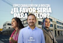 LÓPEZ CABALLERO EN LA BOLETA: ¿EL FAVOR SERÍA PARA FLOR?